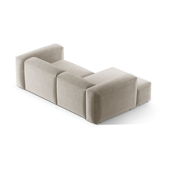 Бежов ъглов диван (ляв ъгъл) Bergamo – Cosmopolitan Design-image-4