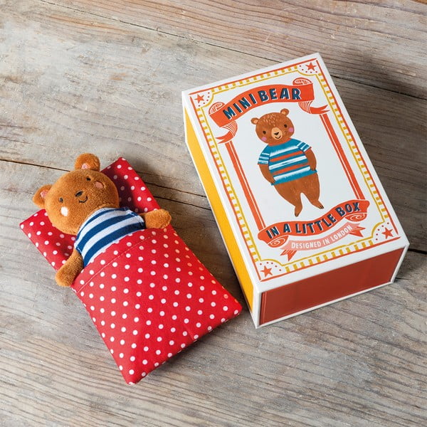 Плюшена играчка Mini Bear in a Little Box – Rex London-image-3