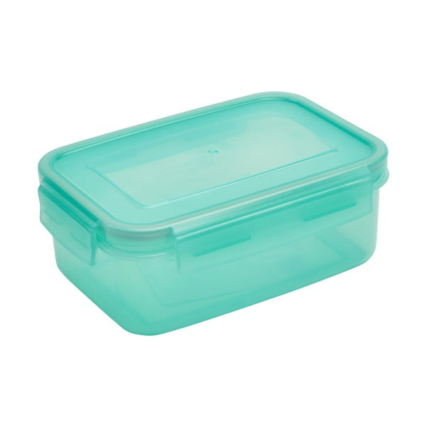 Зелен и син контейнер за храна с капак Clip And Close Rectangular Blue Haze, 900 ml Clip & Close - Addis