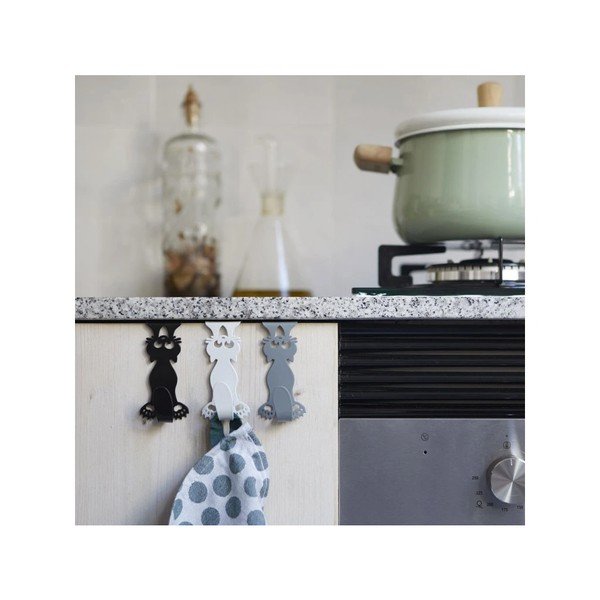 Висящи метални комплект куки 3 бр. Curious Cats – Balvi-image-2