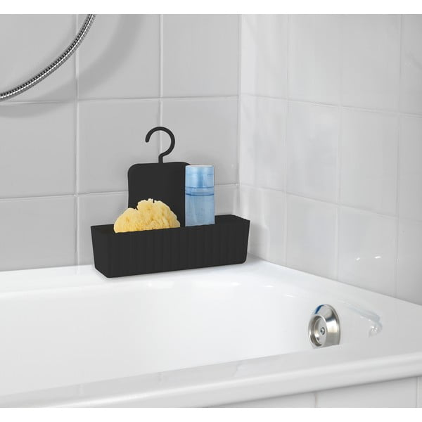 Черен висящ рафт за баня Minas - Allstar-image-1