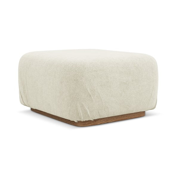 Кремава модулна табуретка от букле Ailani – Makamii-image-2