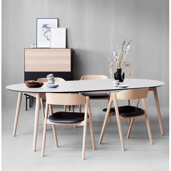 Трапезен стол от естествена кожа Mette - Hammel Furniture-image-4