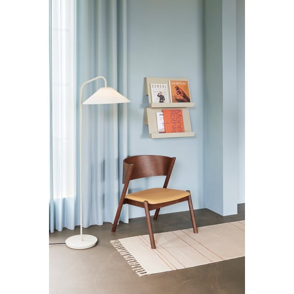 Тъмнокафяво кресло Oblique – Hübsch-image-1