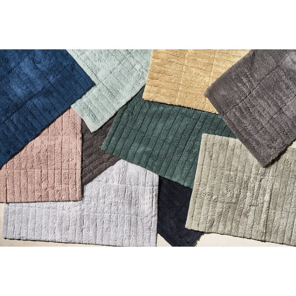 Синя постелка за баня 80x50 cm Tiles - Zone-image-1