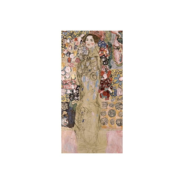 Reprodukce obrazu Gustav Klimt - Portrait of Maria Munk, 70 x 30 cm
