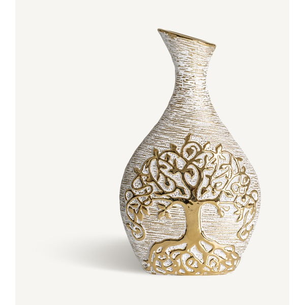 Керамична ваза в златист цвят Tree - Burkina