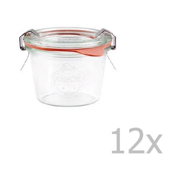 Комплект от 12 буркана Sturz, 80 ml - Weck
