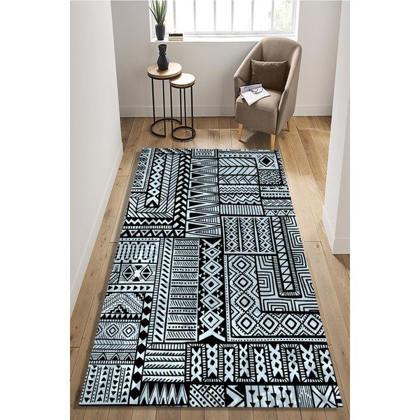 Син килим 200x80 cm Modern Design - Rizzoli-image-1
