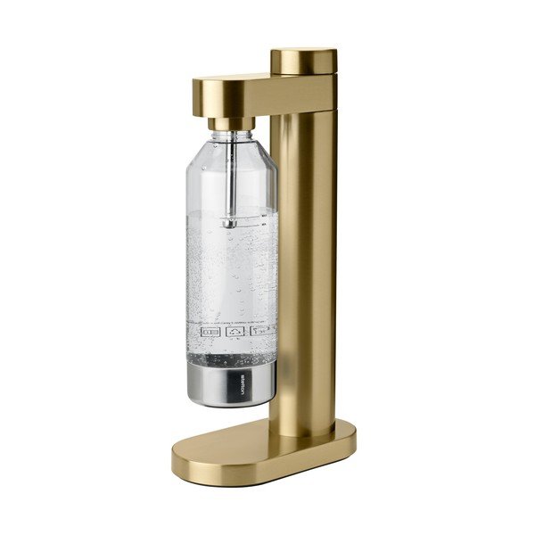 Машина за газирани напитки от неръждаема стомана в месингов цвят Brus – Stelton