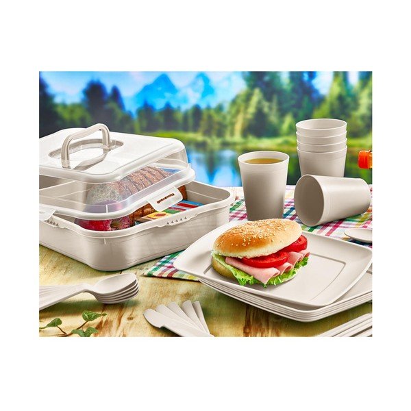 Комплект от 13 броя прибори за къмпинг от пластмаса - Orion-image-1