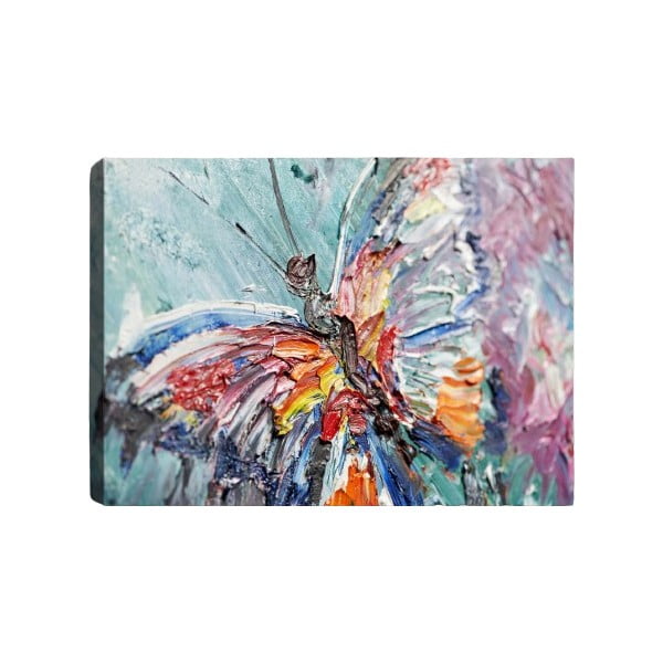 Живопис , 70 x 50 cm One Butterfly - Tablo Center