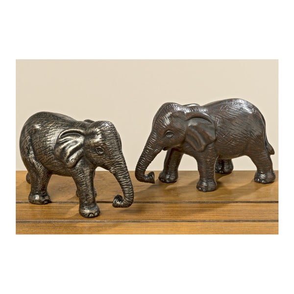 Sada 2 dekorativních sošek Boltze Elephants