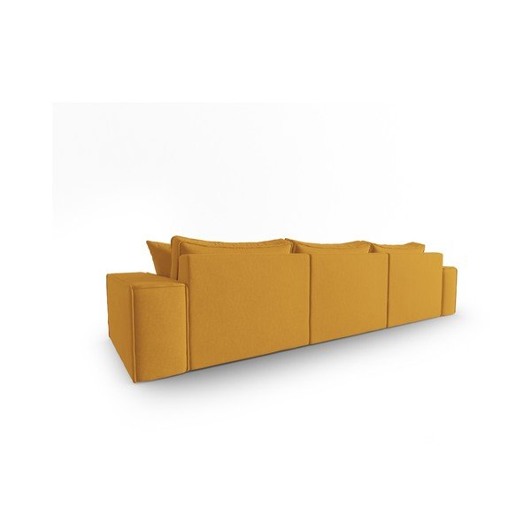 Жълт диван 292 cm Mike - Micadoni Home-image-3