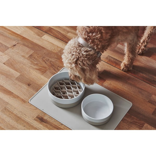 Силиконова подложка за забавено преглъщане за куче ø 15 cm Lento Slate S/M – MiaCara-image-1