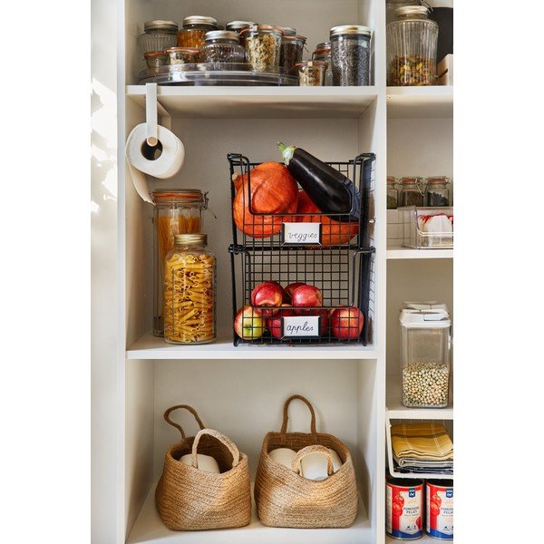 Черна метална кошница , 31 x 25,5 cm Classico - iDesign-image-2