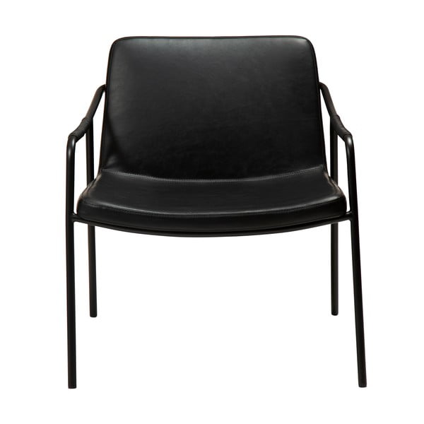 Черно кресло от изкуствена кожа Boto - DAN-FORM Denmark-image-2