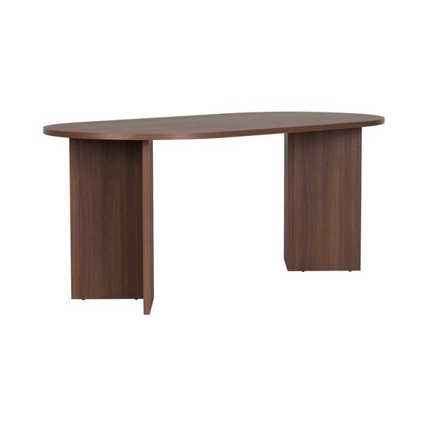 Трапезна маса с орехов декор 89,5x180 cm Sablin – Kalune Design