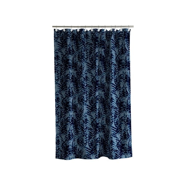 Синя завеса за душ Листа, 180 x 200 cm - Södahl