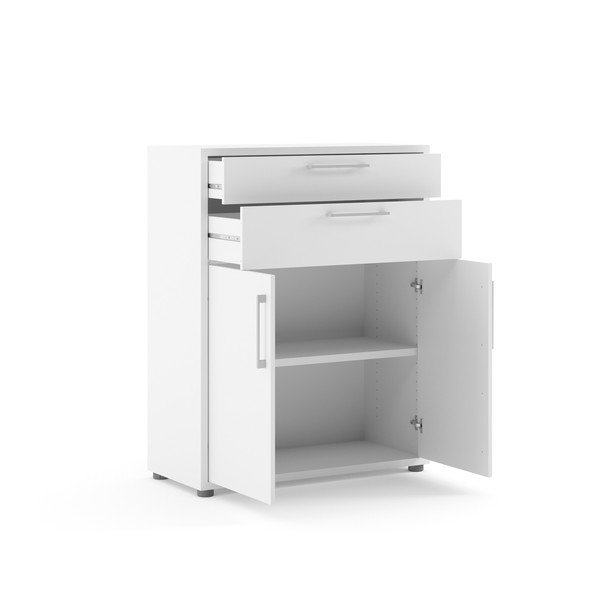 Бял компонент за модулна система от рафтове 84x105 cm Prima – Tvilum-image-4