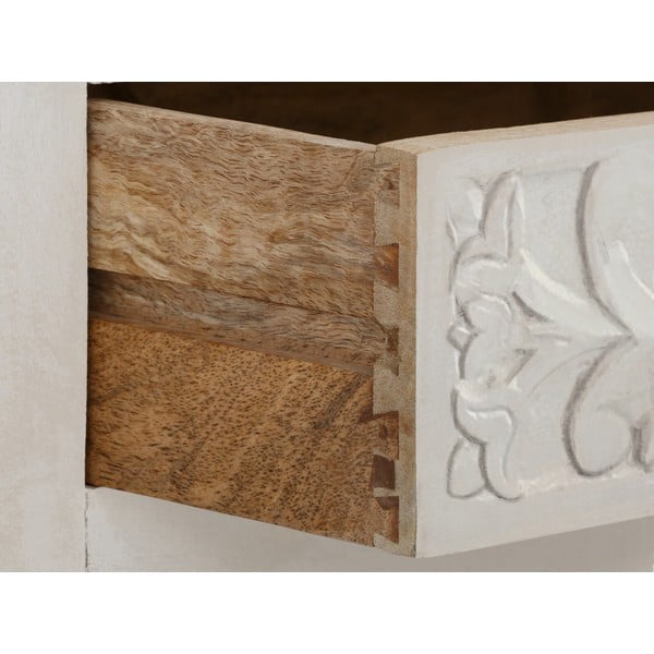 Кремав гардероб от масивно манго 180x40 cm Kalhana – Støraa-image-3