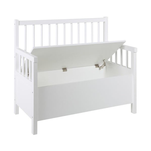 Бяла трапезна пейка със склад Assila Aster - Actona-image-2