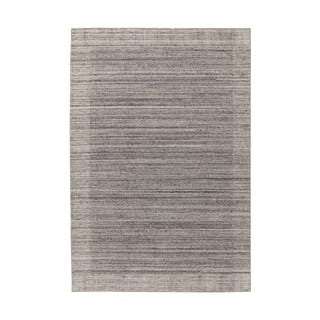 Сив ръчно изработен вълнен килим 120x170 cm Larson – Asiatic Carpets