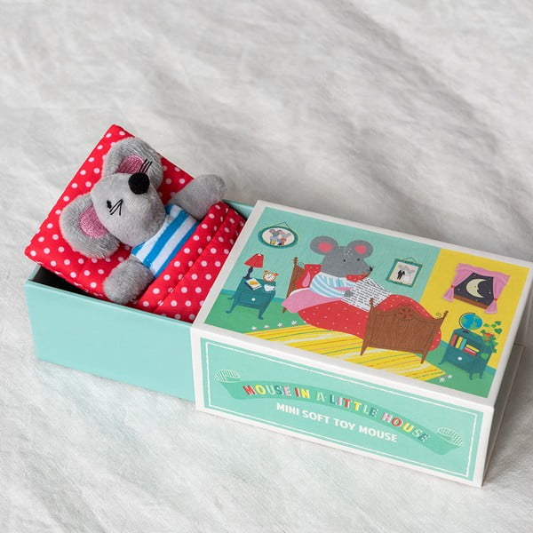 Плюшена играчка Mini Mouse in a Little Box – Rex London-image-1