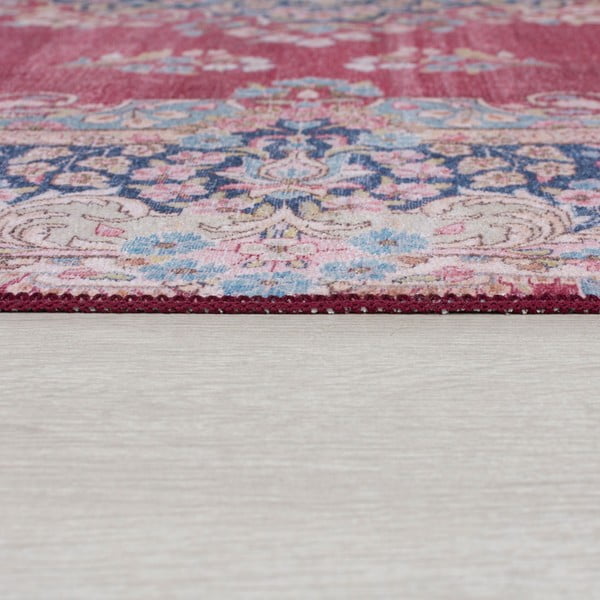 Червен миещ се килим 160x230 cm FOLD Colby - Flair Rugs-image-3