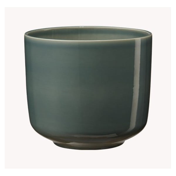 Тъмнозелена керамична саксия Bari, ø 13 cm - Big pots