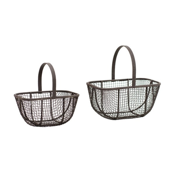 Комплект от 2 черни кошници Daria - Esschert Design