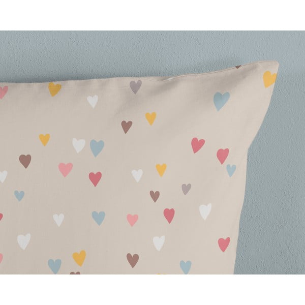 Кафяво-бежово памучно детско спално бельо за детско креватче 100x135 cm Hugs – Good Morning-image-3