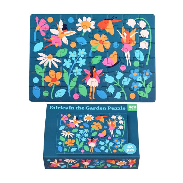Пъзел (брой части 48) Fairies in the Garden – Rex London-image-2