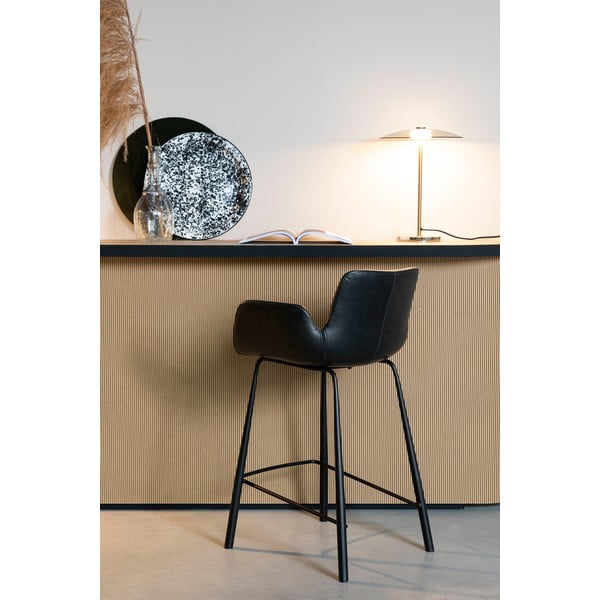 LED затъмняваща се настолна лампа със стъклен абажур в сив и златист цвят (височина 42 cm) Float – Zuiver-image-3