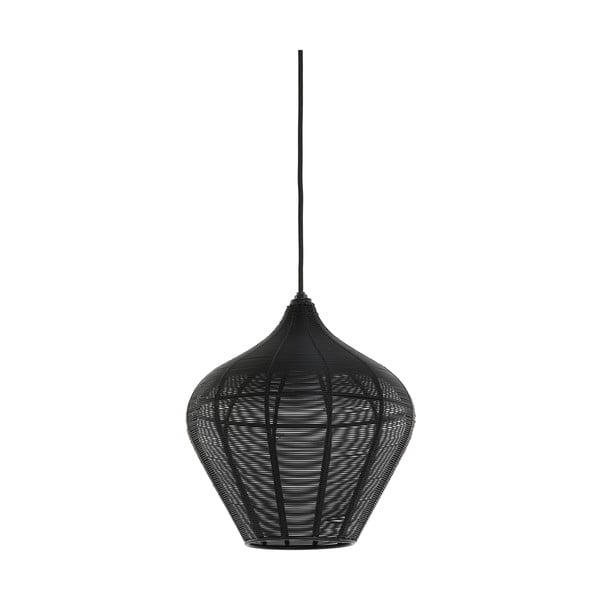 Черна лампа за таван ø 27 cm Alvaro - Light & Living