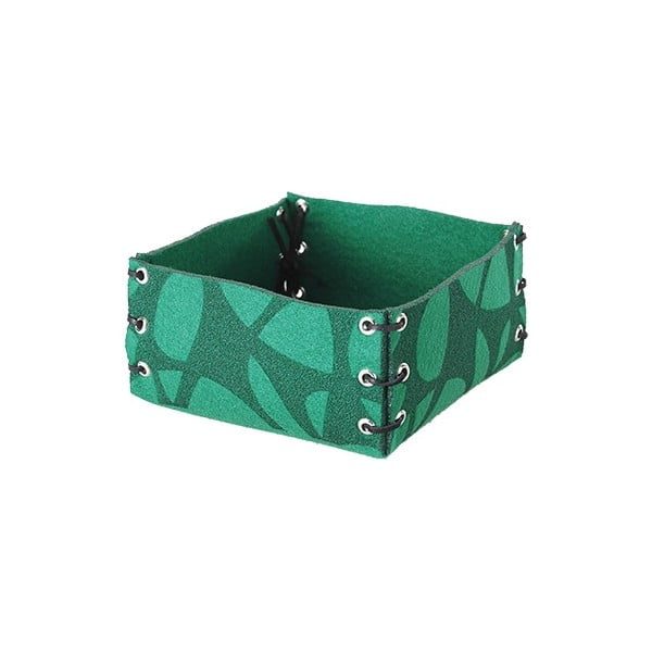 Plstěná krabička  25x10 cm, zelená