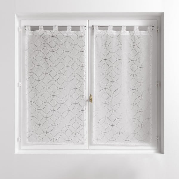Бело-сиви завеси в комплект от 2 бр. 60x90 cm Olympia – douceur d'intérieur
