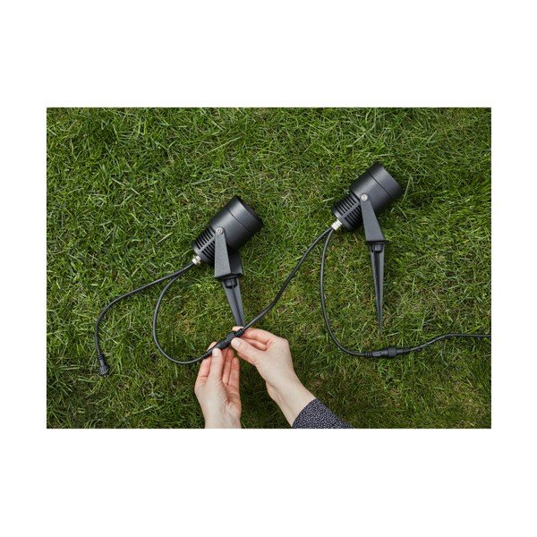 Черна стенна лампа Garden 24, 9 W - Markslöjd-image-4