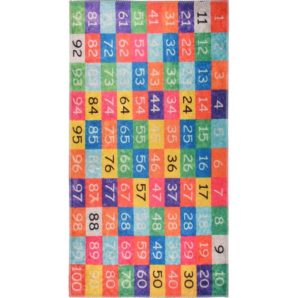 Детско килимче за игра подходящо за пране 80x120 cm One to Hundred – Vitaus