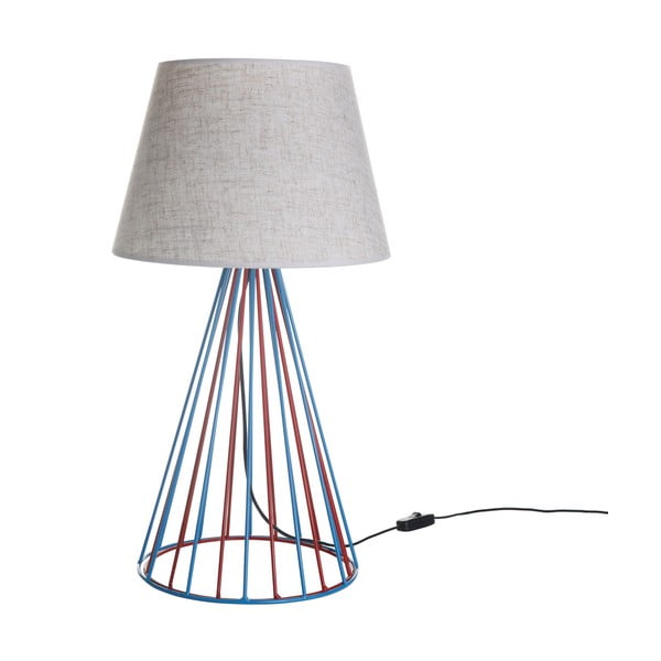 Stolní lampa Wiry White/Blue/Red