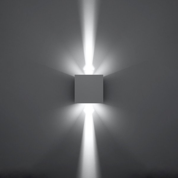 Бяла LED стенна лампа Pinio – Sollux-image-3