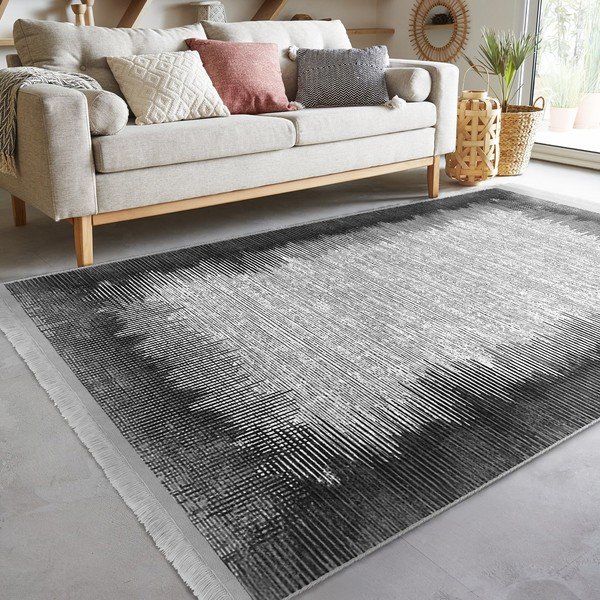 Сив килим 160x230 cm - Mila Home-image-1