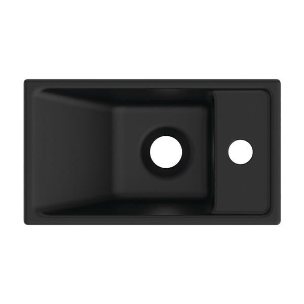 Матово-черен керамичен малък умивалник 37x21 cm i.Life S – Ideal Standard-image-3