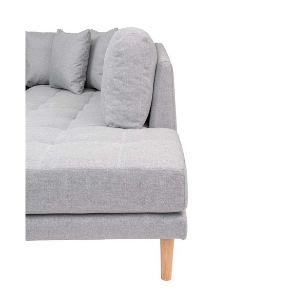 Сив ъглов диван (десен ъгъл) Lido - House Nordic-image-3