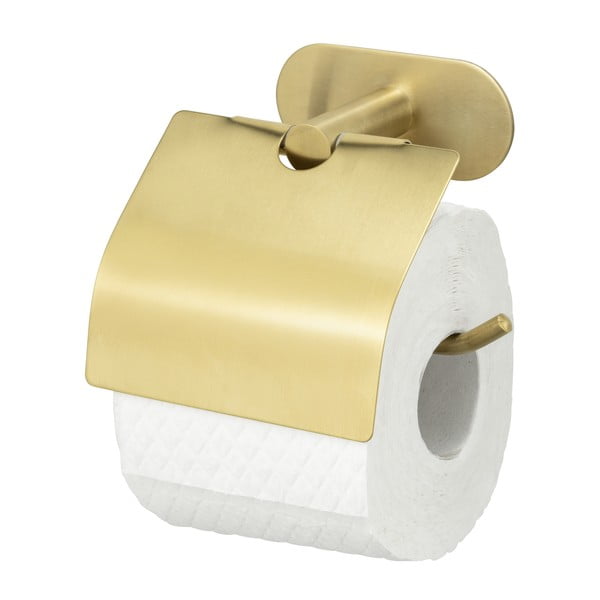 Самостоятелна поставка за тоалетна хартия от неръждаема стомана Orea Gold - Wenko