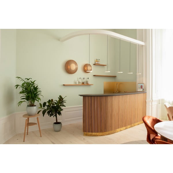 Бяла LED лампа за окачване с метален абажур ø 15 cm Asteria Micro - UMAGE-image-3