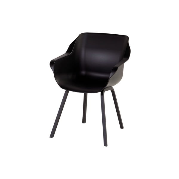 Комплект от 2 черни градински стола Sophie - Hartman