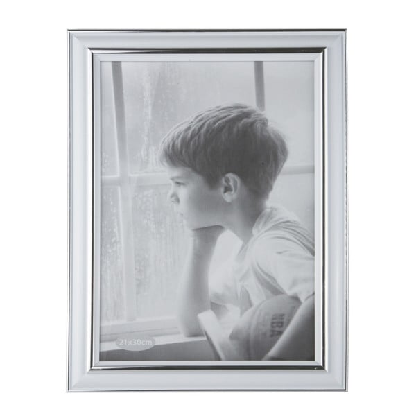 Рамка за снимки Обикновена сребърна, 30 x 21 cm - KJ Collection