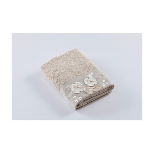 Бежова памучна кърпа Valerio, 50 x 90 cm - Bella Maison