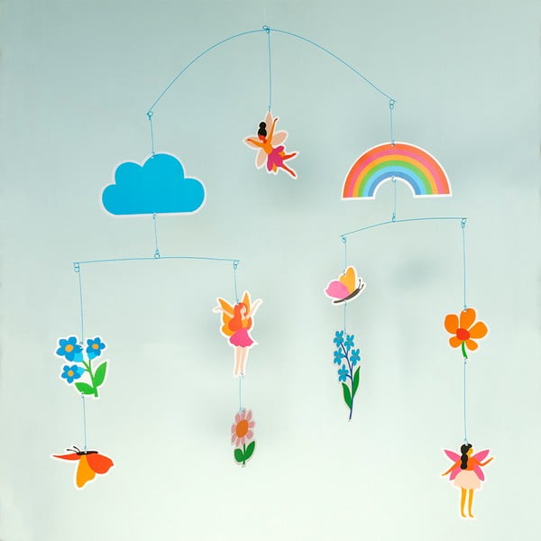 Висяща въртележка Fairies in the Garden – Rex London-image-1